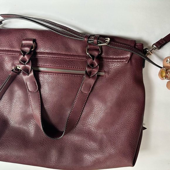 Leather burgundy Market & Spruce handbag / purse ! Amazing   New condition - Picture 8 of 16